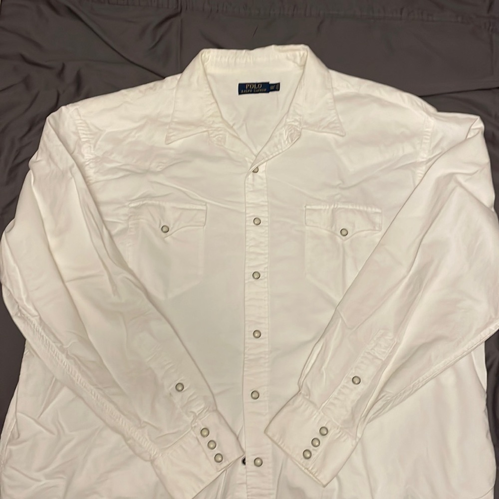 Polo pearl snap shirt